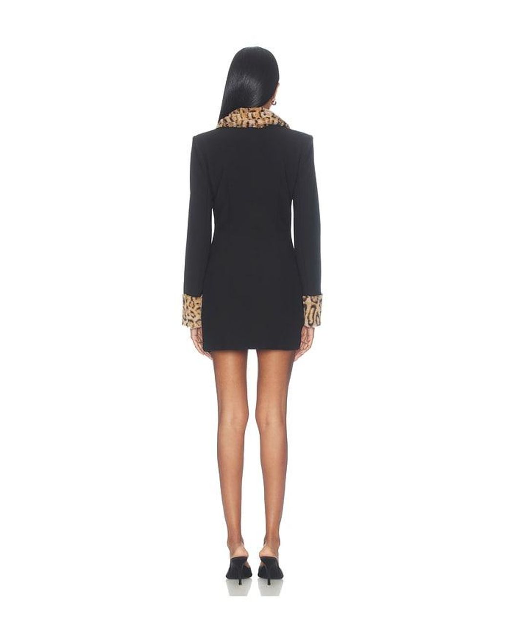 ROBE FRANCESKA en Multi superdown en coloris Black
