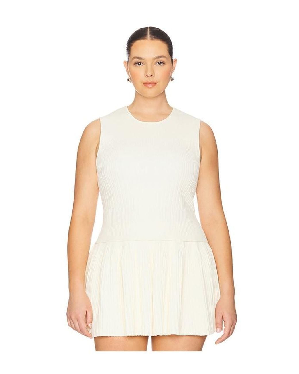 L'academie White 'Academie Dania Knit Top