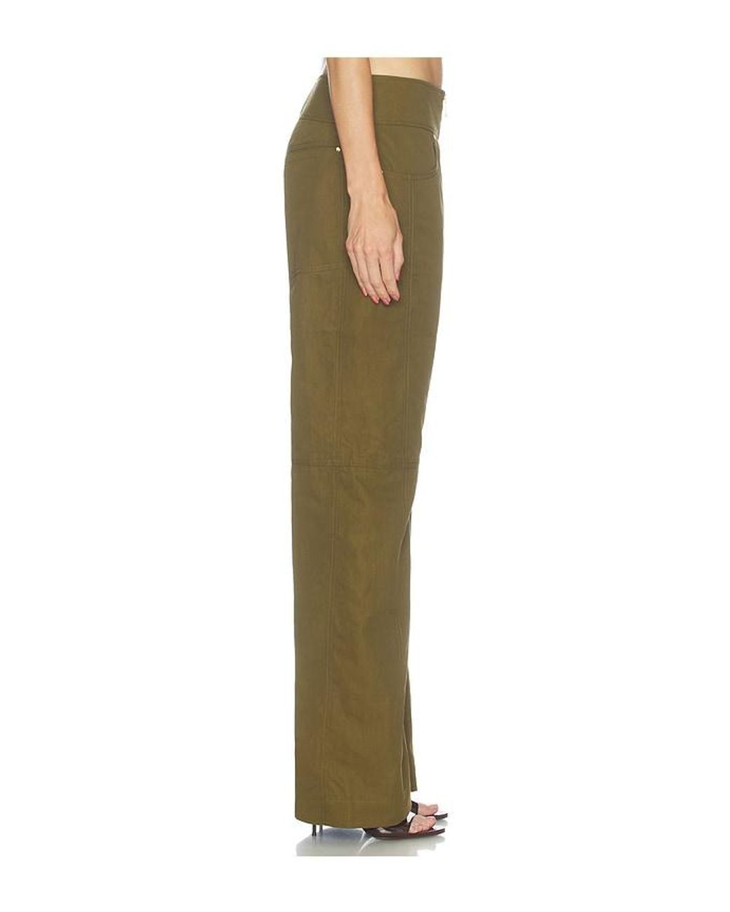 Camila Coelho Green Margo Pants