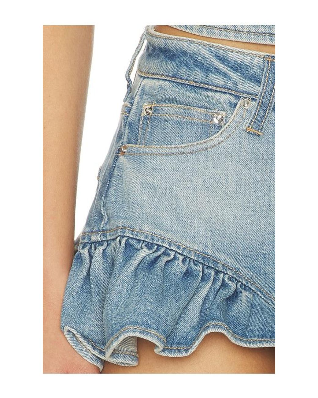retroféte Blue Jardin Denim Short