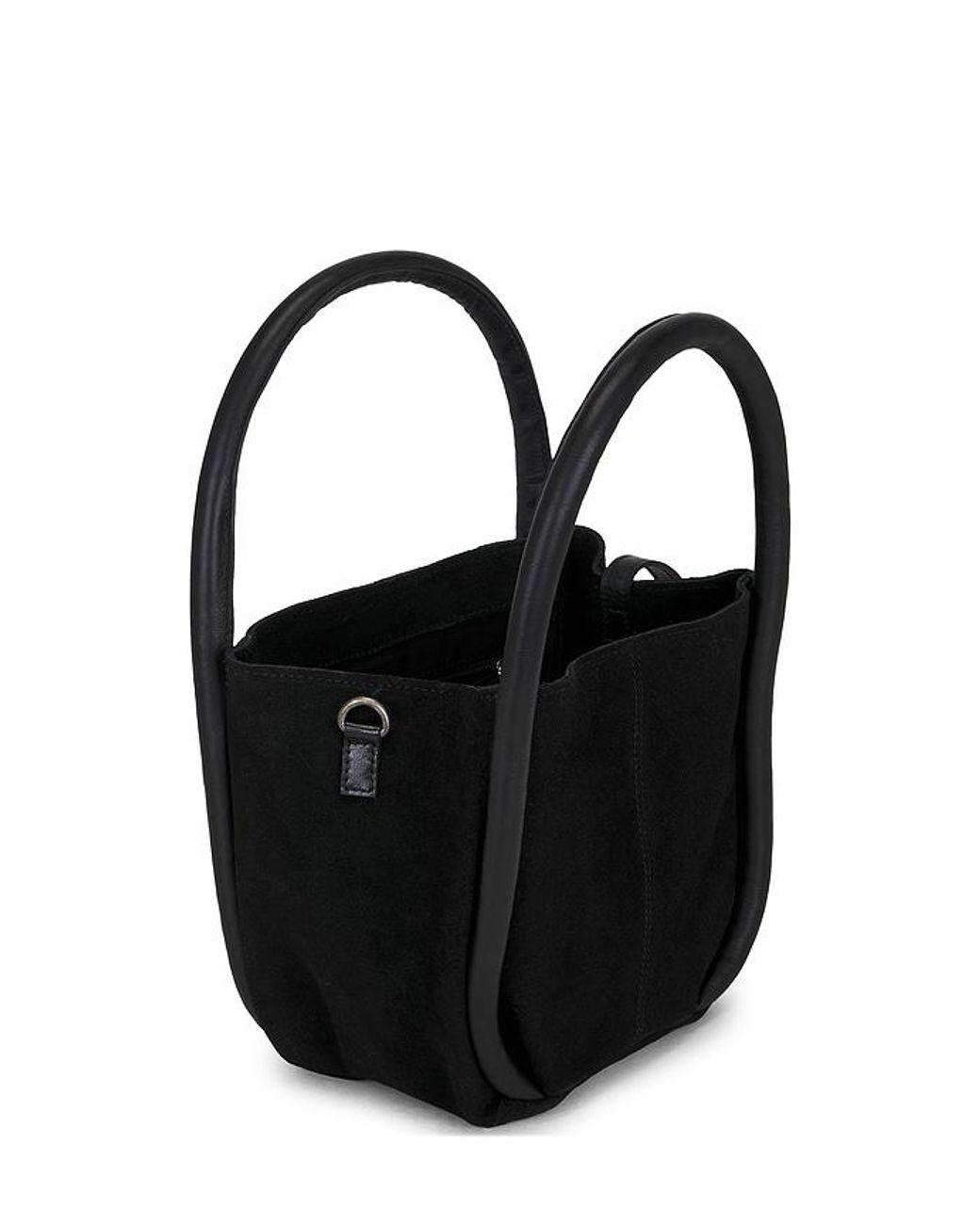 Free People Black Barlow Bucket Bag