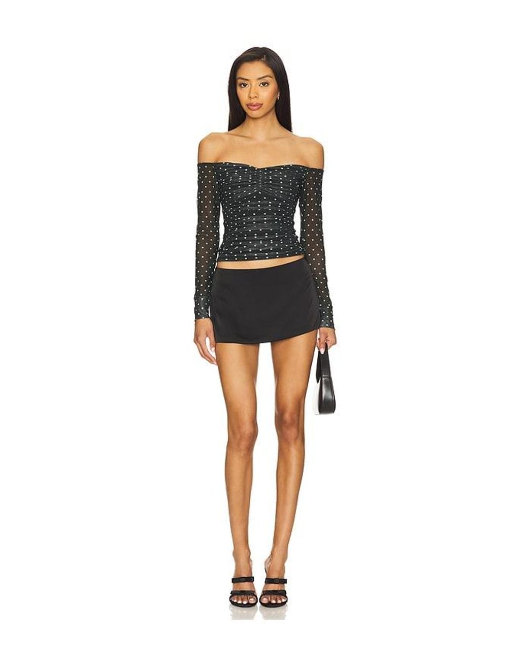AFRM Black Odilla Top