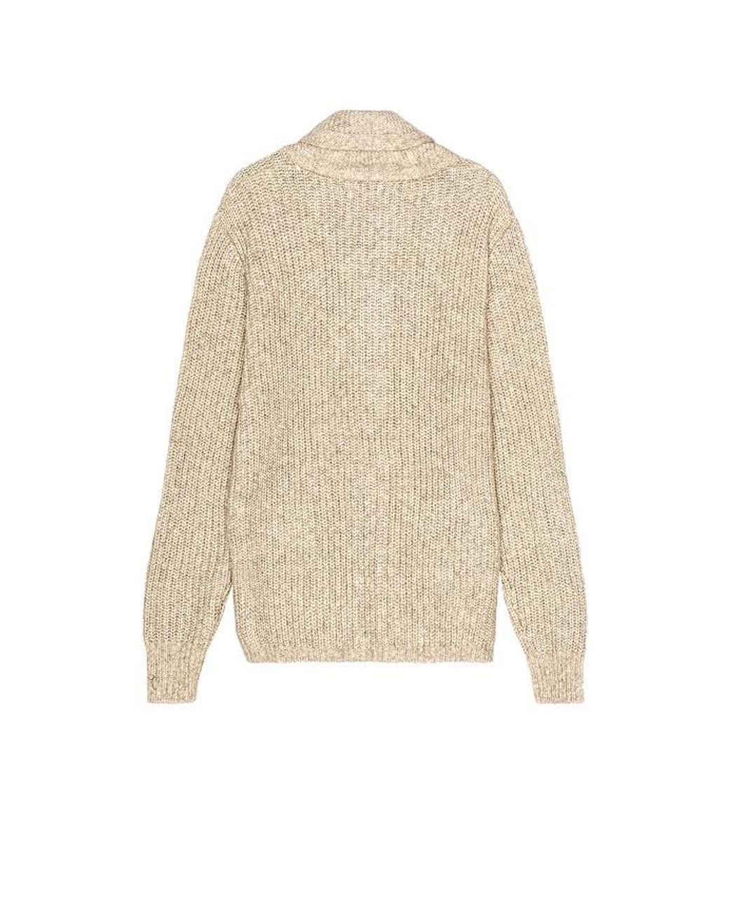 Schott Nyc Natural Yak Blend Cardigan for men