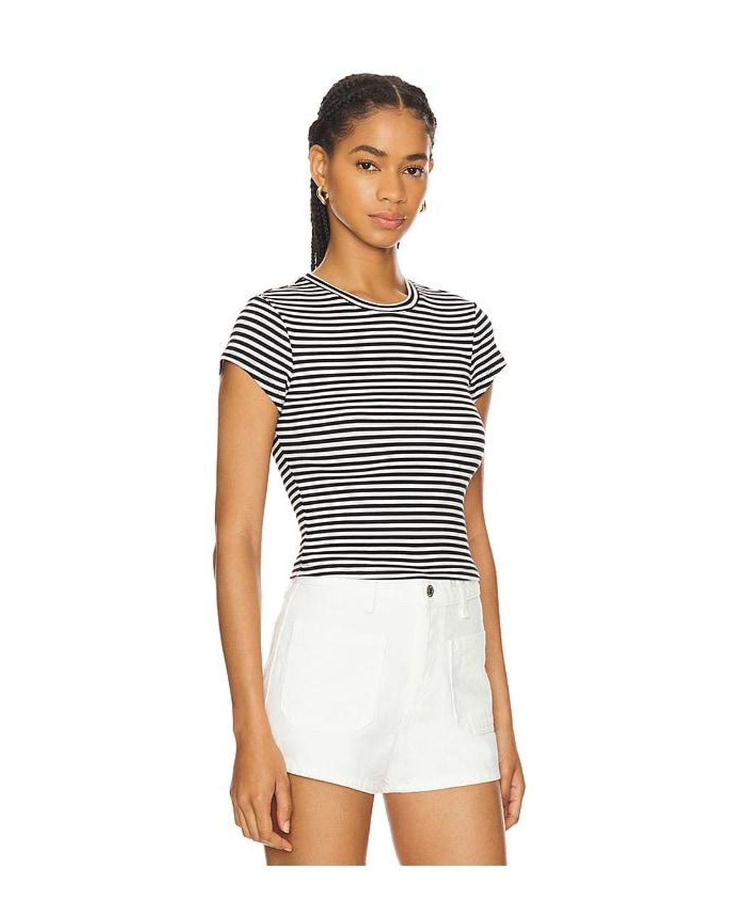 Lovers + Friends White Morgan Tee