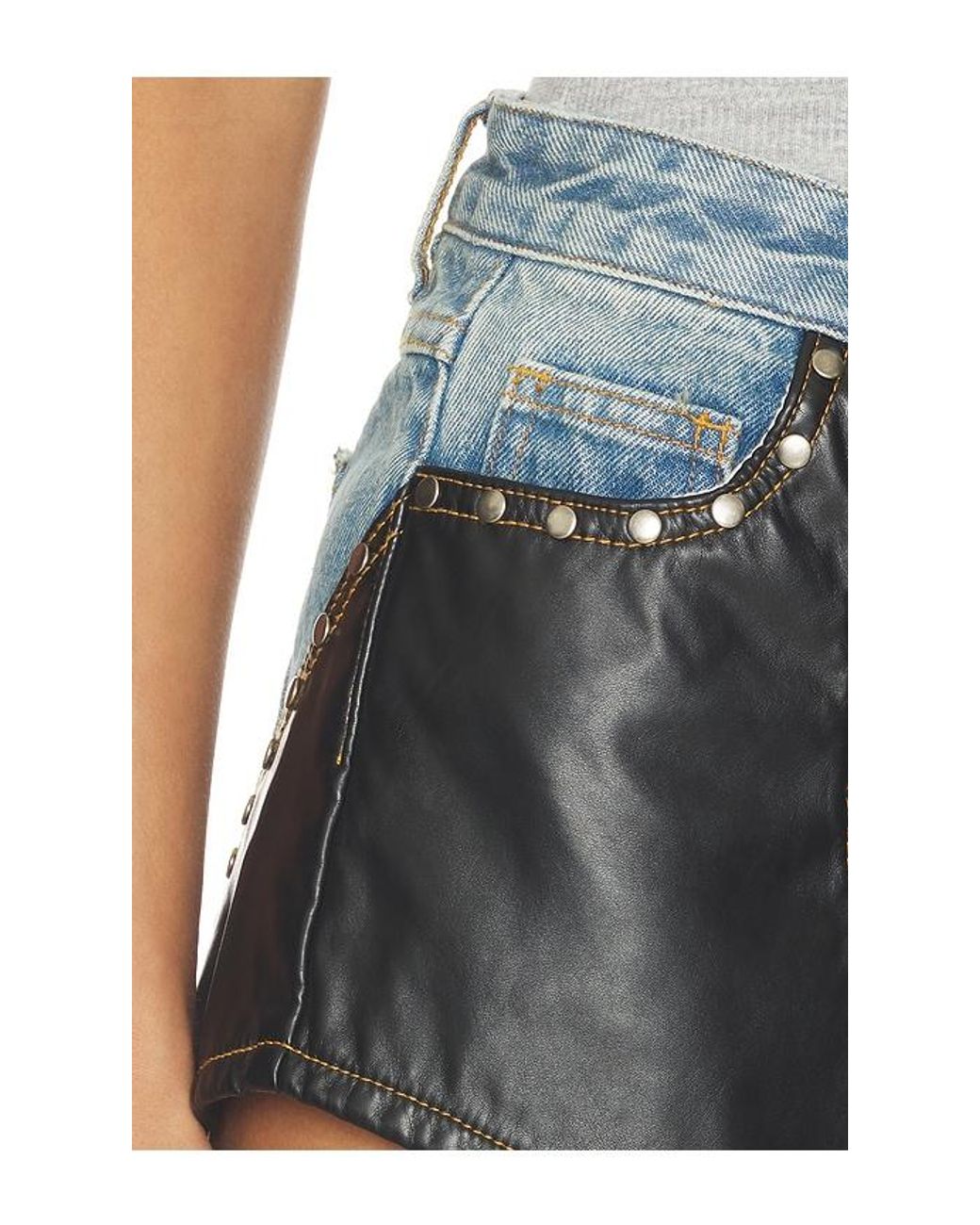 Urban Outfitters Blue X Revolve Chaps Short