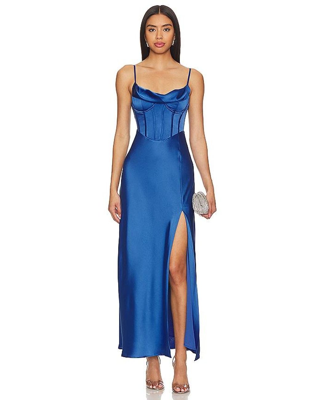 Astr Blue Cannes Dress