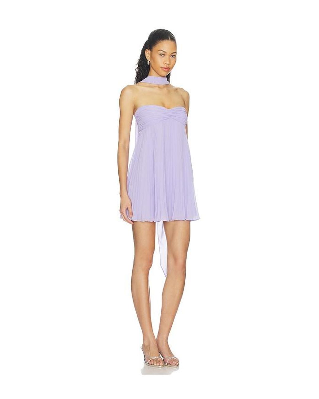 SER.O.YA Blue Lily Mini Dress