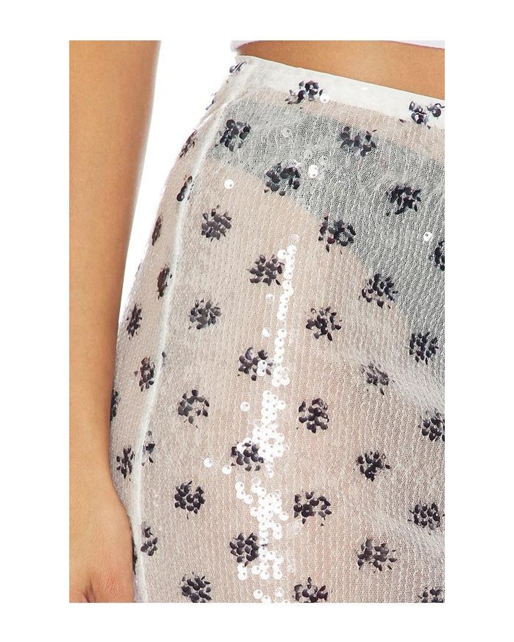 superdown Multicolor Helena Sequin Midi Skirt