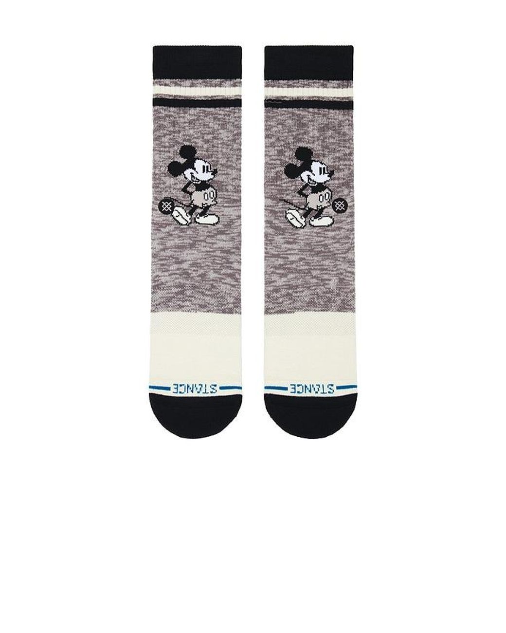 Stance Black Vintage Mickey Crew Socks for men