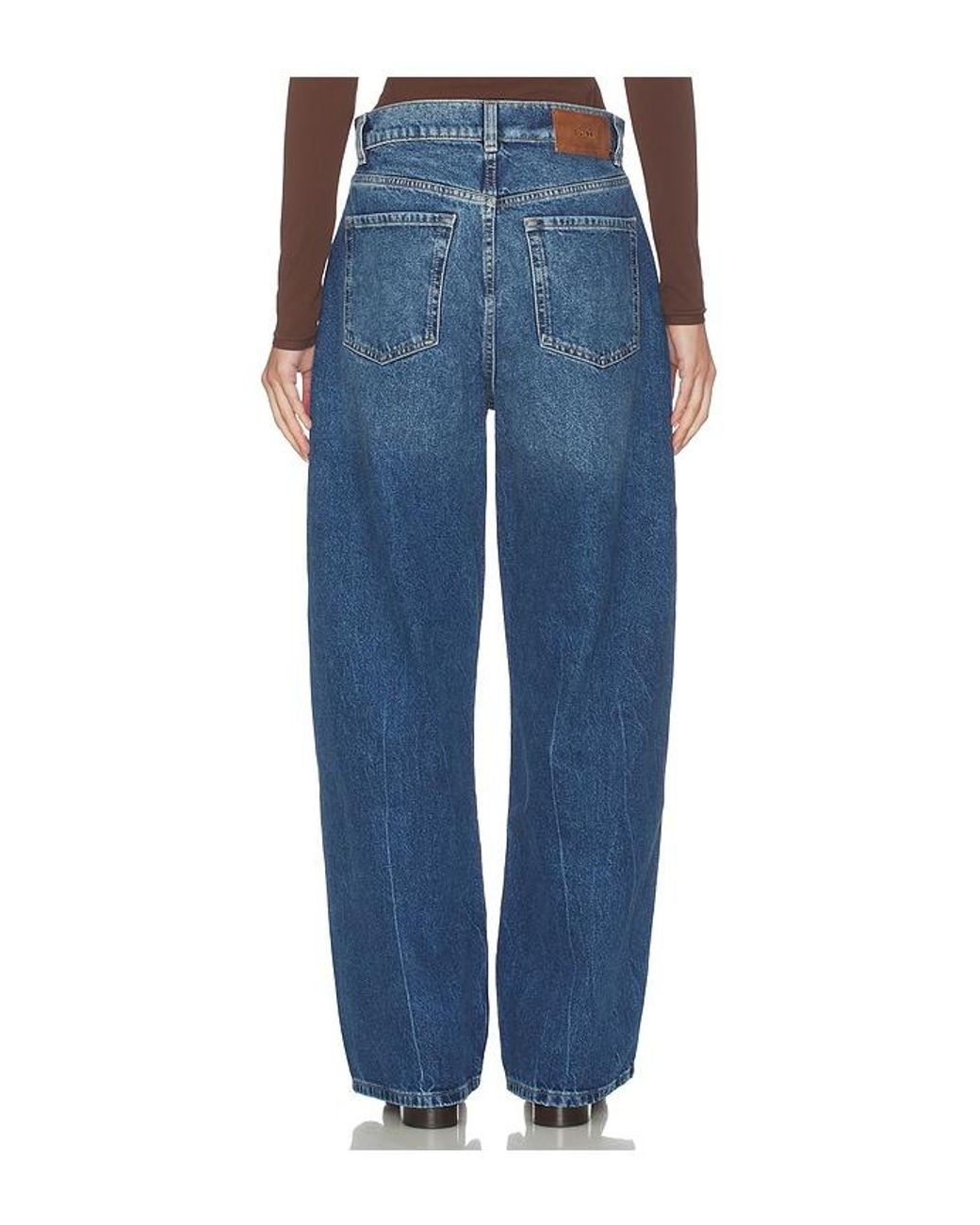 DL1961 Blue Taylor High Rise Relaxed Barrel Jeans