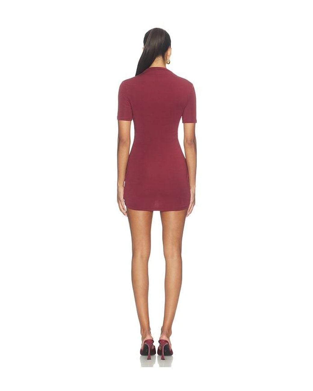 SNDY'S Red Hart Mini Dress