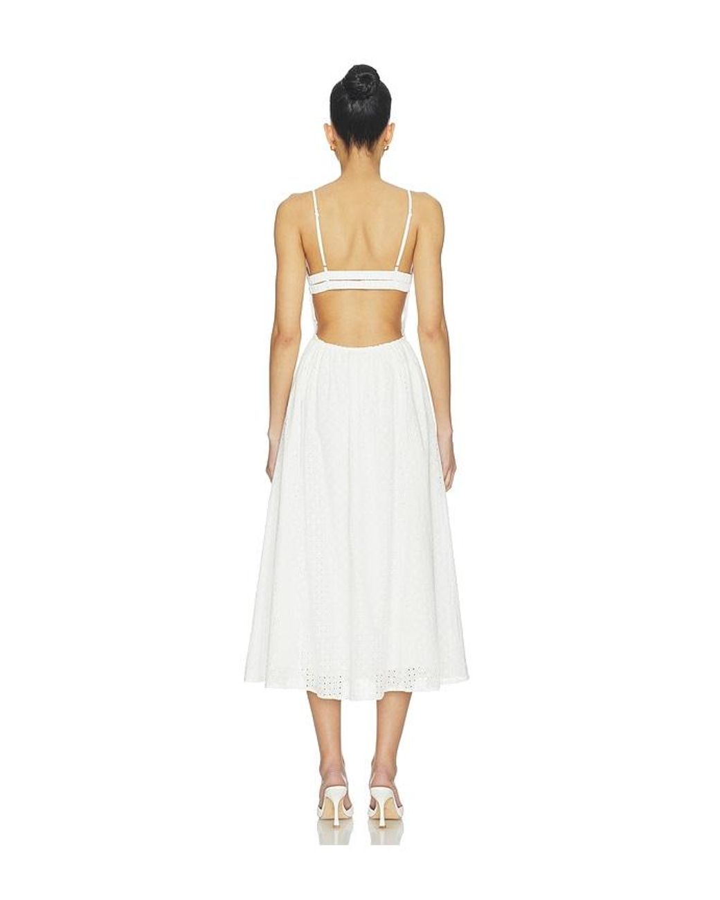 Nia White Destene Dress