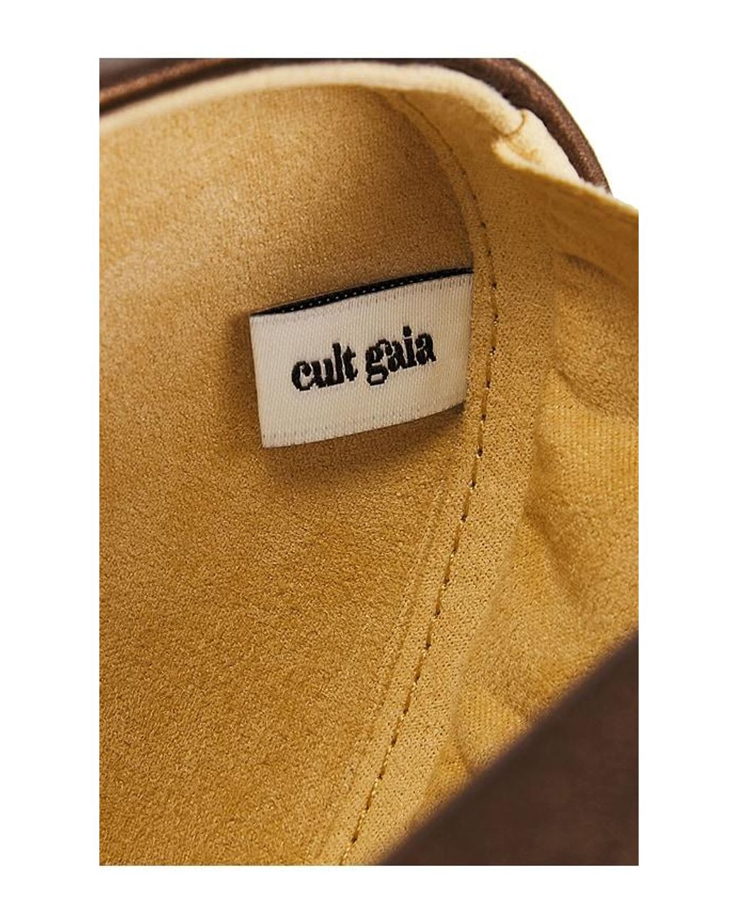 Cult Gaia Brown The Caldera Clutch