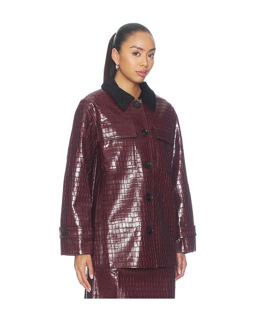 Maude Club Purple Millie Coat