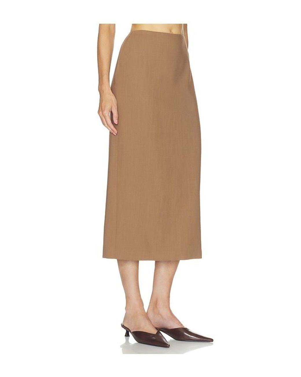 Helsa Multicolor Wool Blend Pencil Skirt