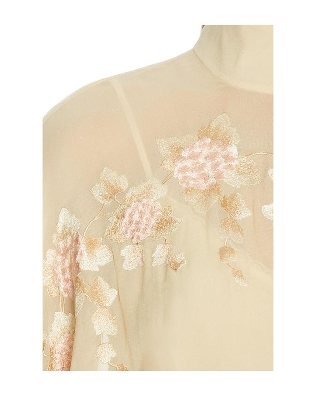 Zimmermann Natural Valiant Embroidered Blouse