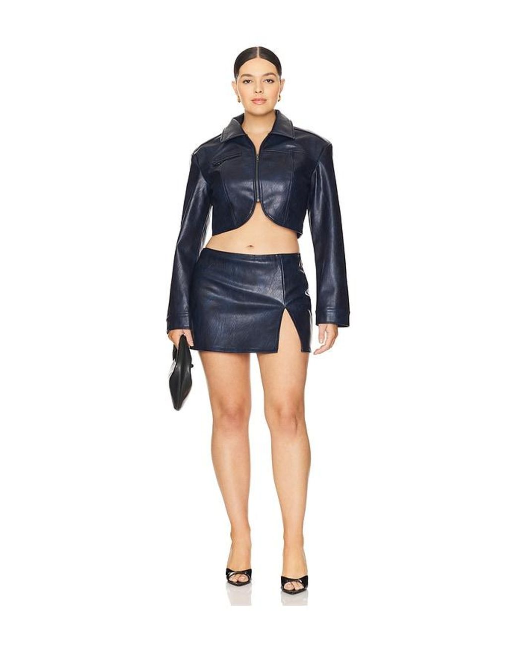 JUPE OLIVIA en Navy AFRM en coloris Blue