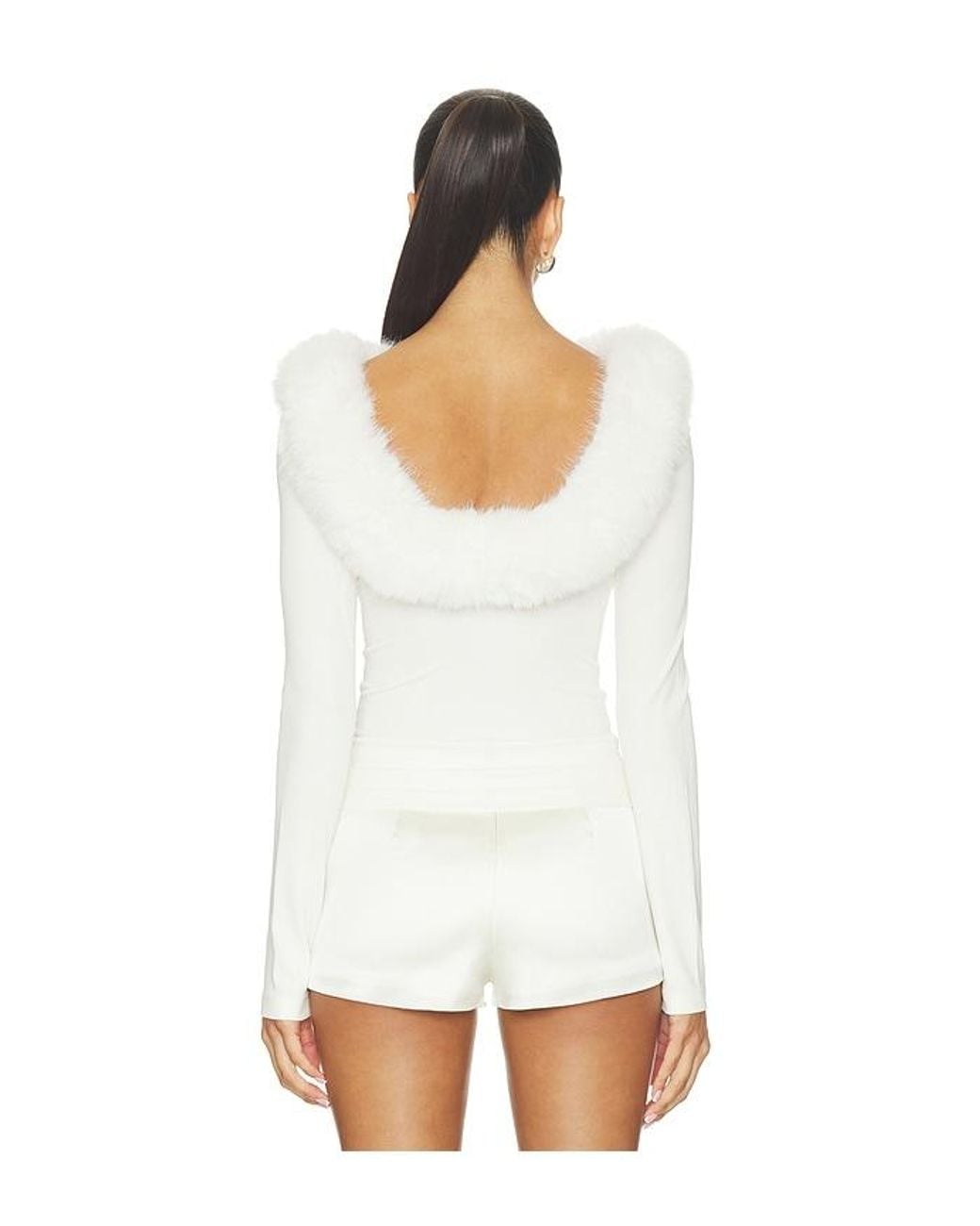 MAJORELLE White Dolores Top