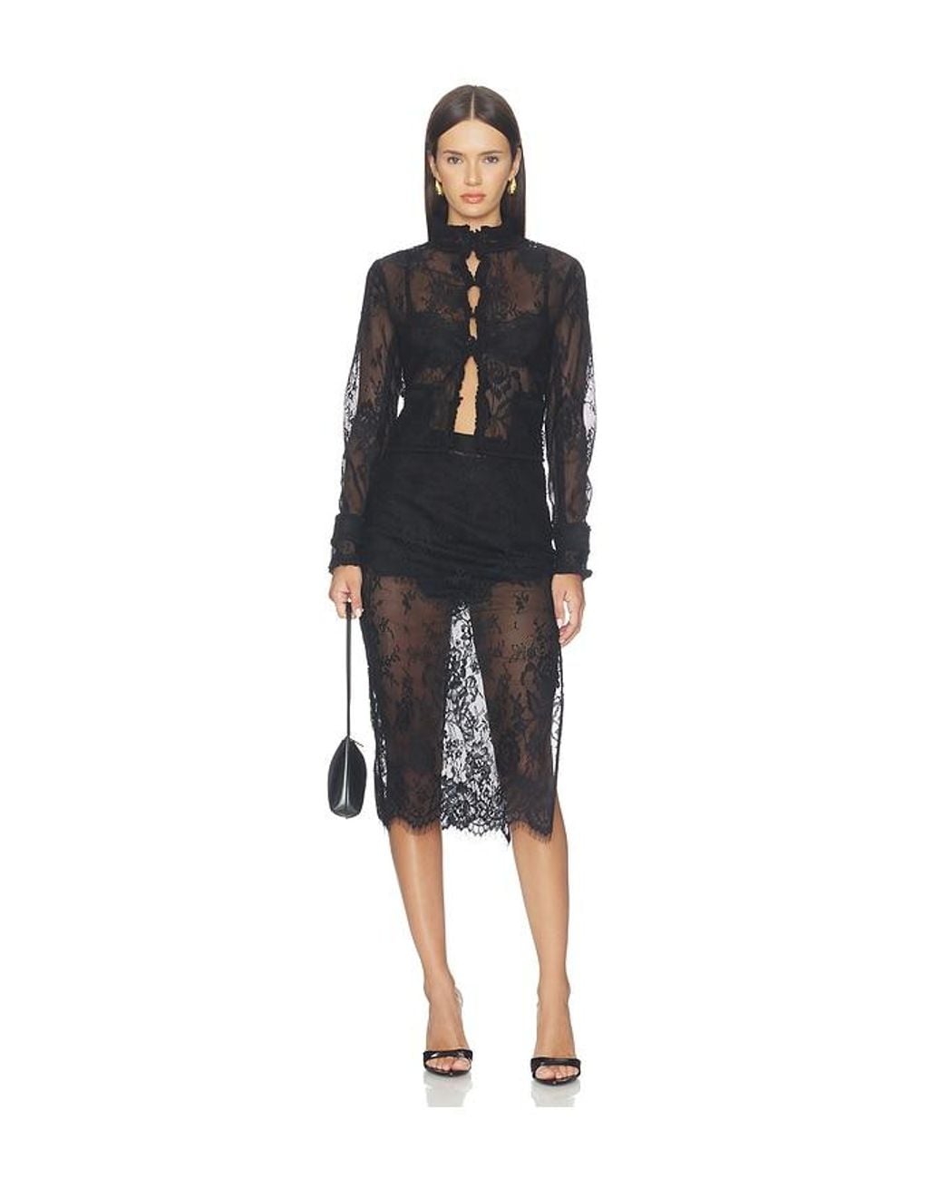 V. Chapman Black Gaia Skirt