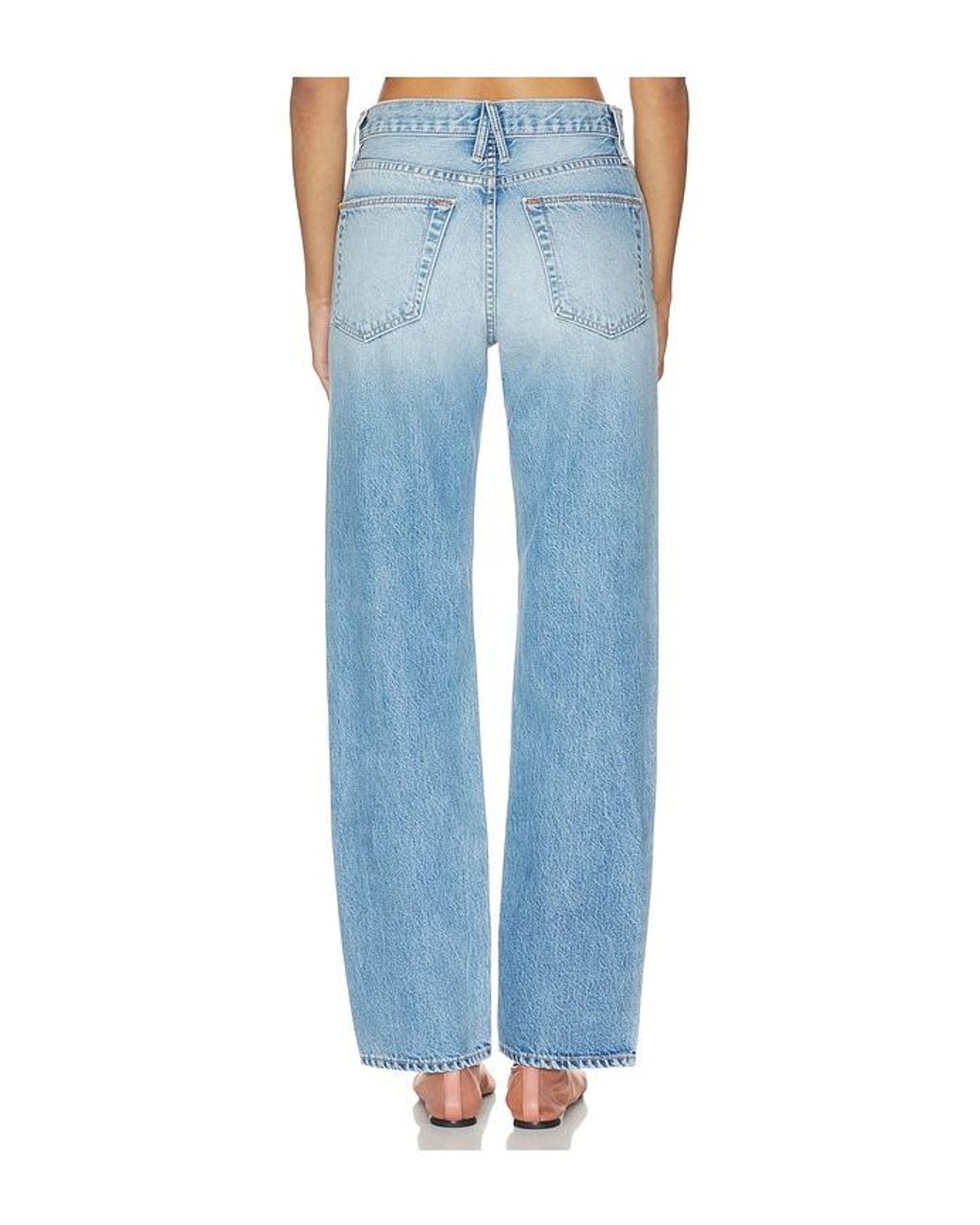 SLVRLAKE Denim Blue Kendra Straight Leg Jeans