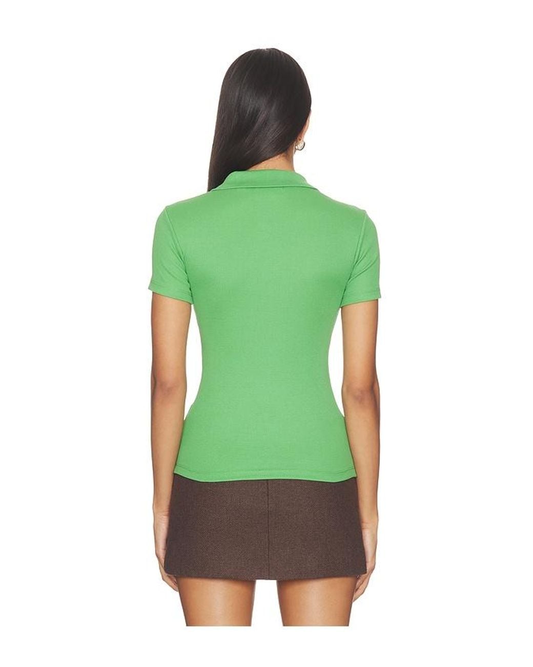 Lacoste Green Slim Fit Cotes Polo