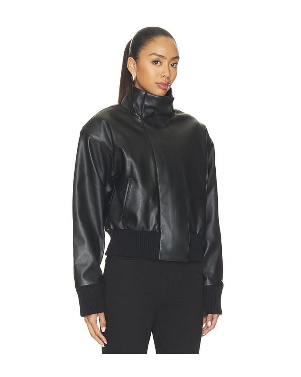 NonChalant Label Black Levi Bomber Jacket