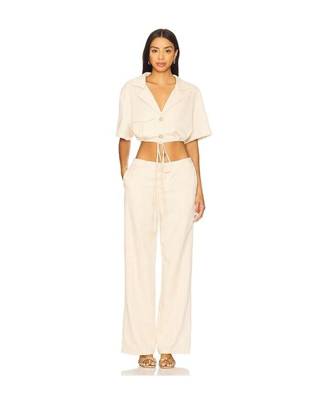 SNDY'S White X Revolve Emilie Pant