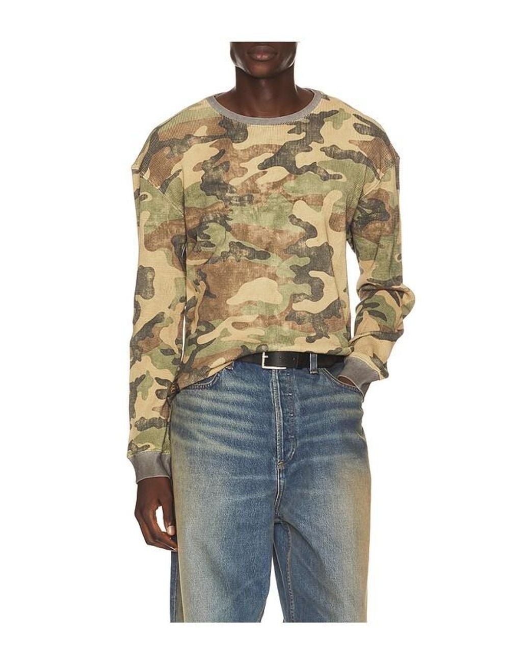 One Of These Days Blue Reversible Woodland Thermal for men