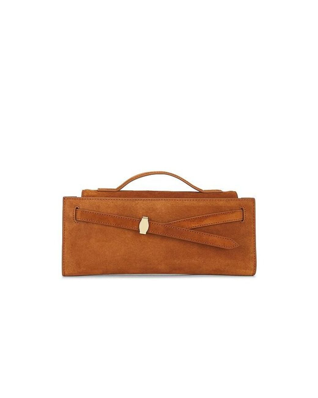 Veronica Beard Brown Suede Dash Clutch