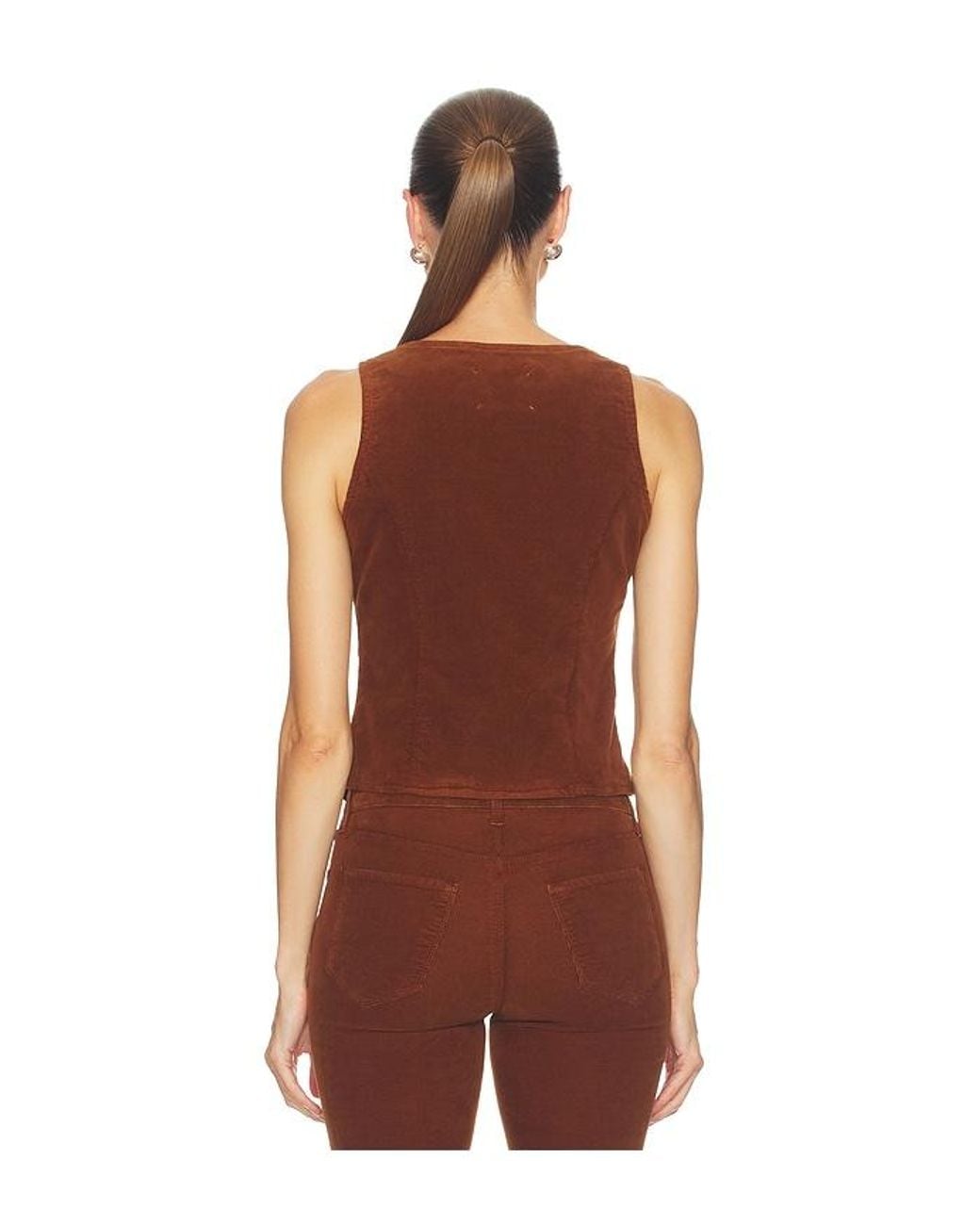 L'Agence Red 'Agence Yelena Vest