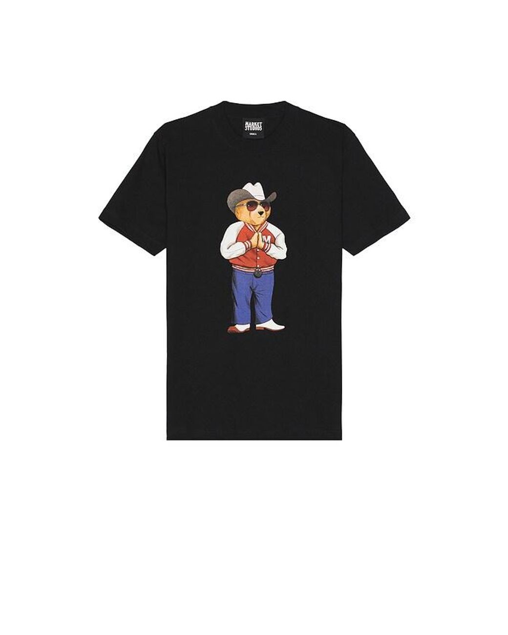 Market Black Hee Haw Bear Tee for men