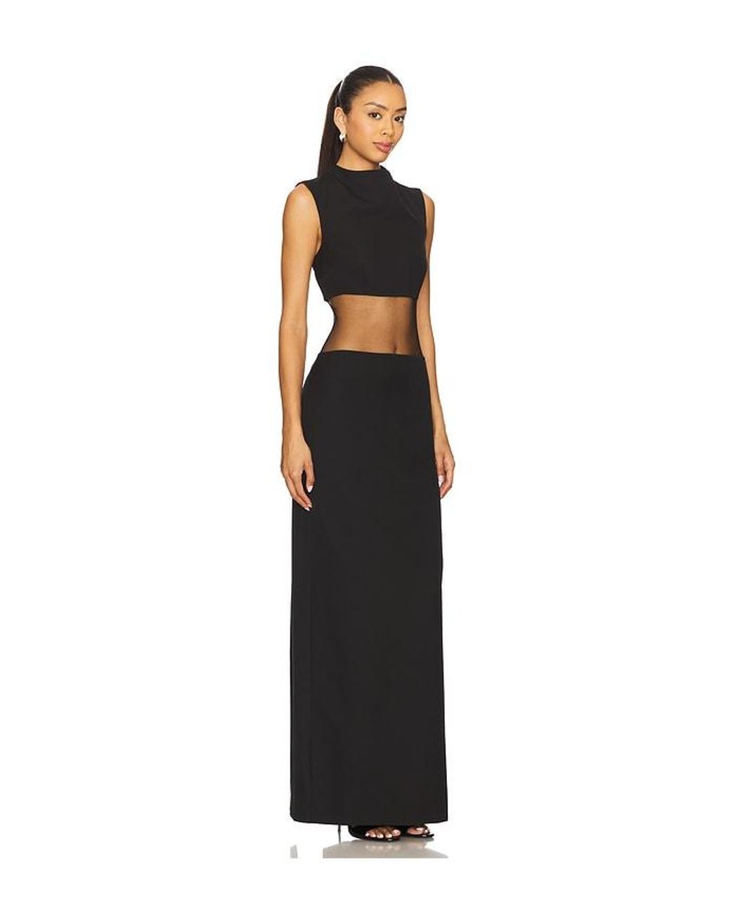 Lovers + Friends Black Abendkleid Wright