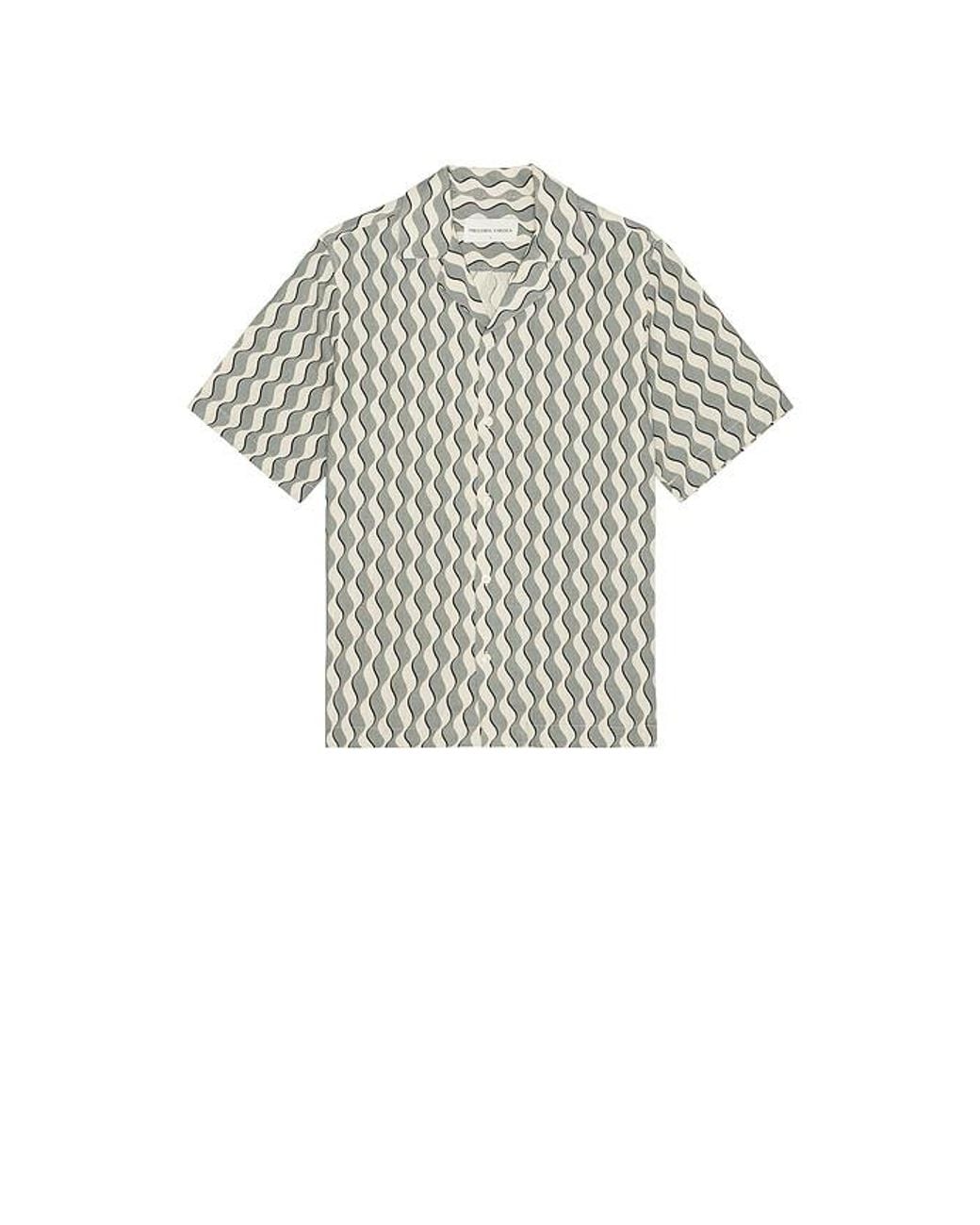 Frescobol Carioca White Roberto Linen Shirt for men