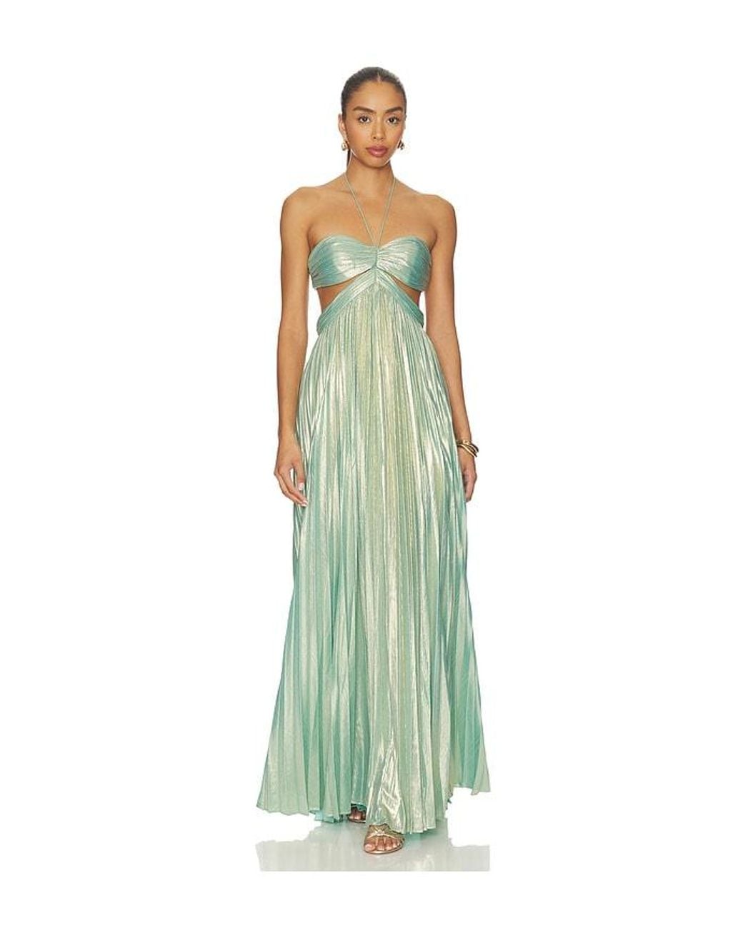 retroféte Green Keira Dress
