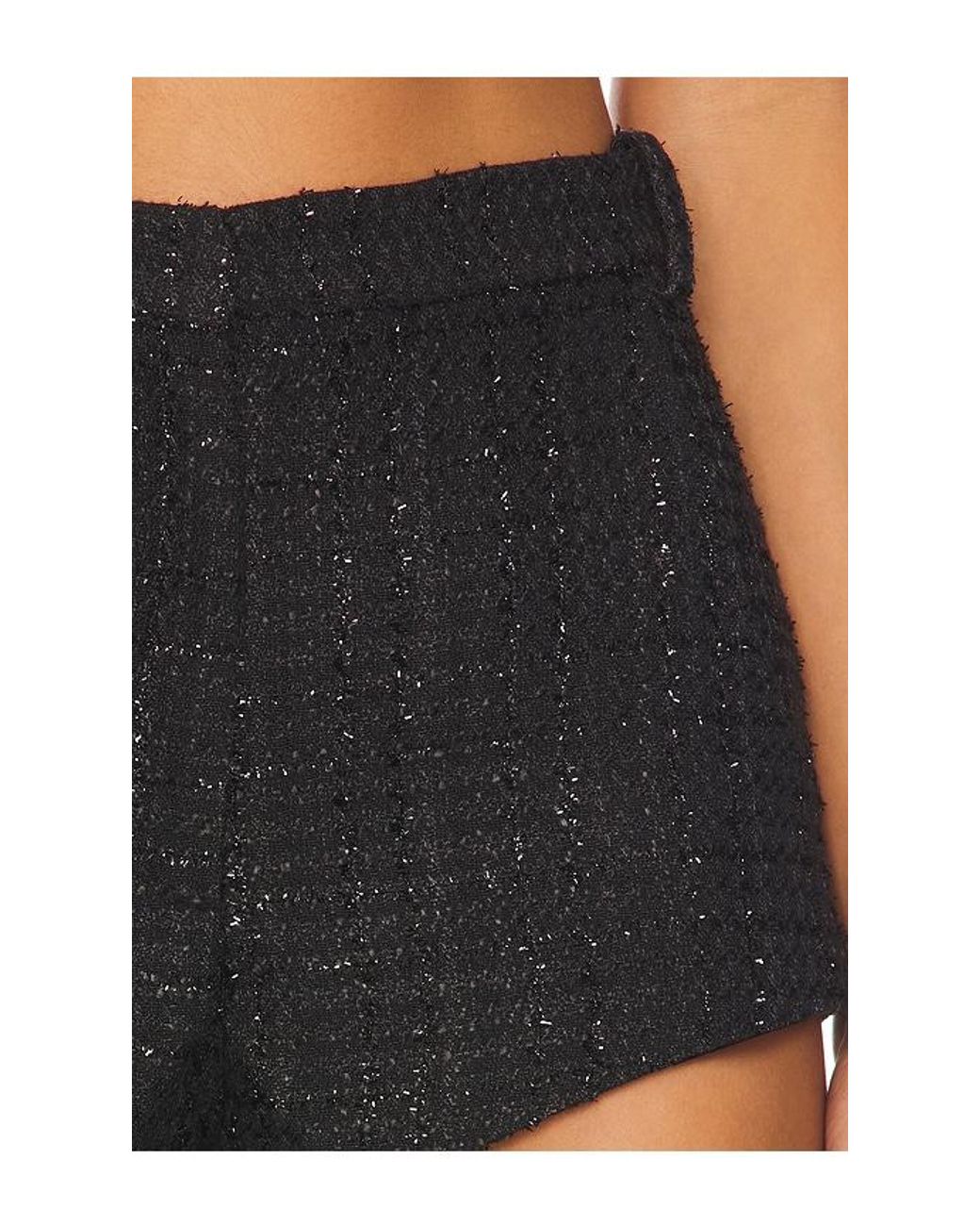 Amanda Uprichard Black Kelso Shorts
