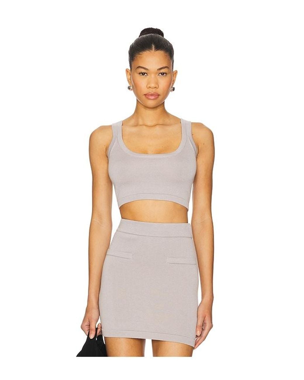 SNDY'S White Beverly Crop Top