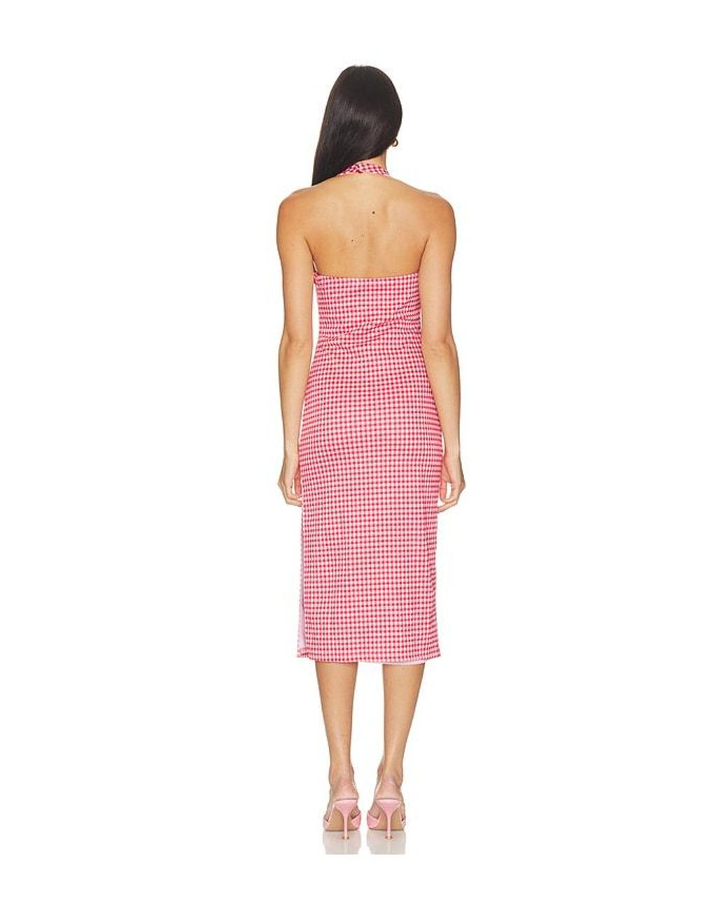 Astr Red Alice Dress
