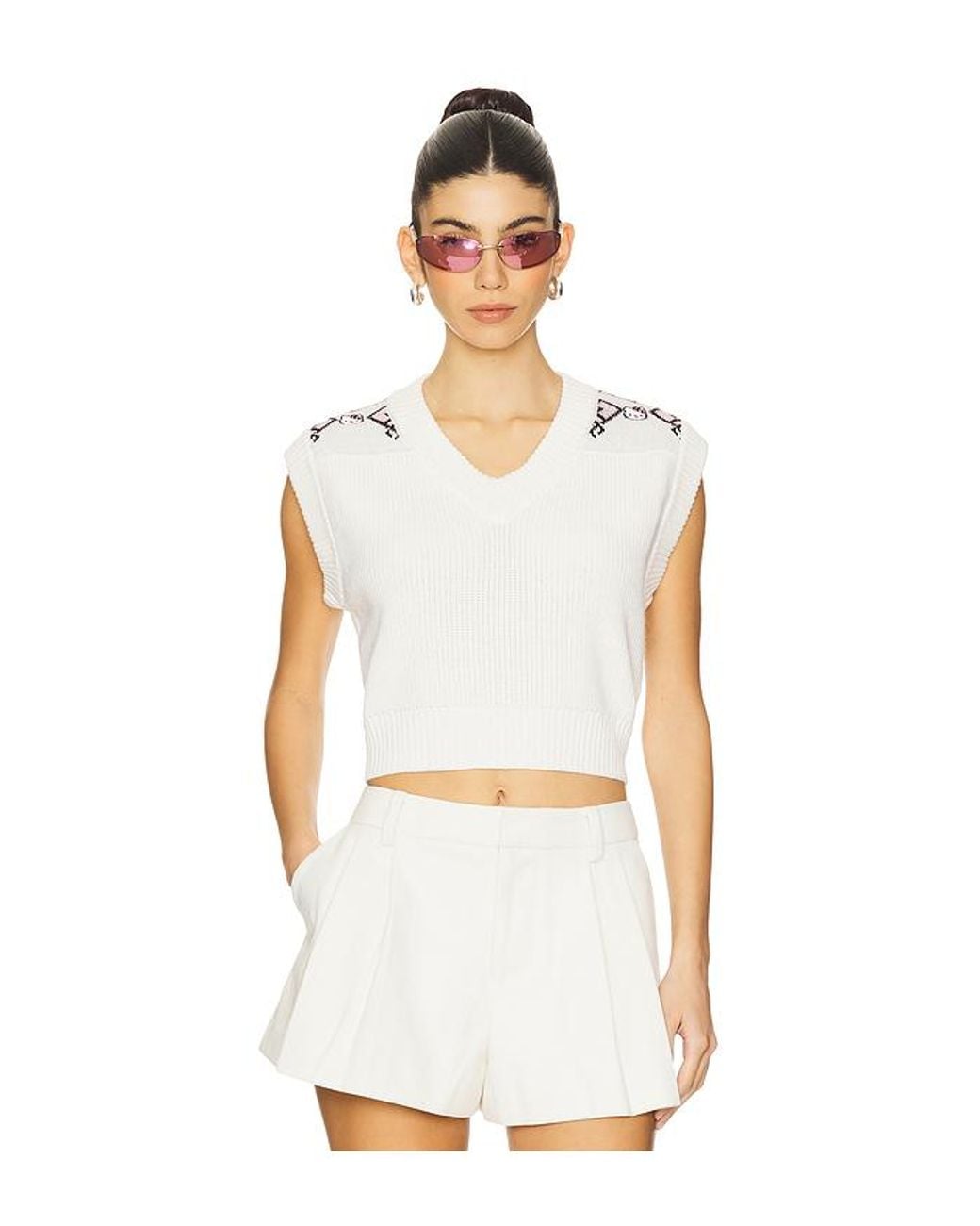 Chaleco Hello Kitty En Color Blanco Talla En Gcds de color White