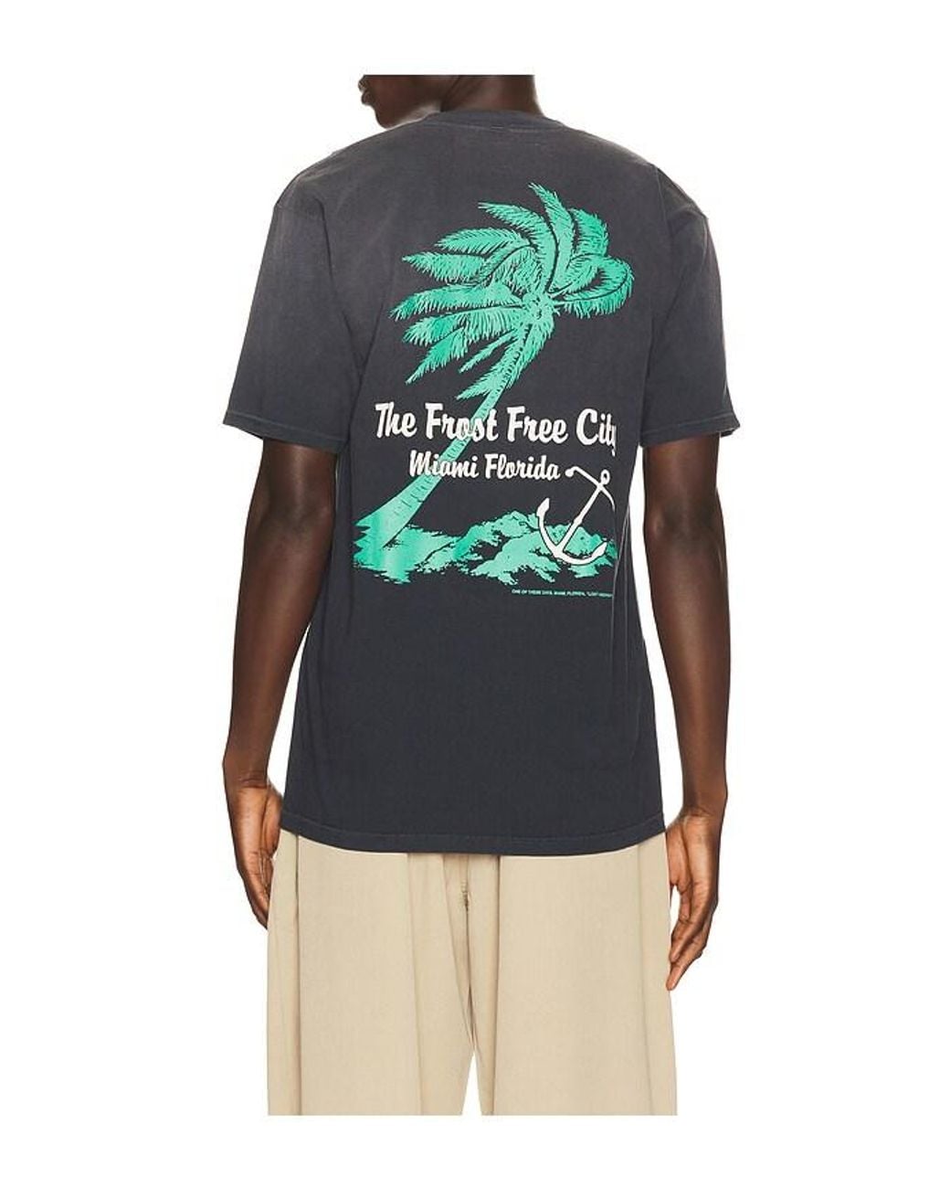 One Of These Days Blue X Revolve X Fwrd Miami Design 09 Tee for men