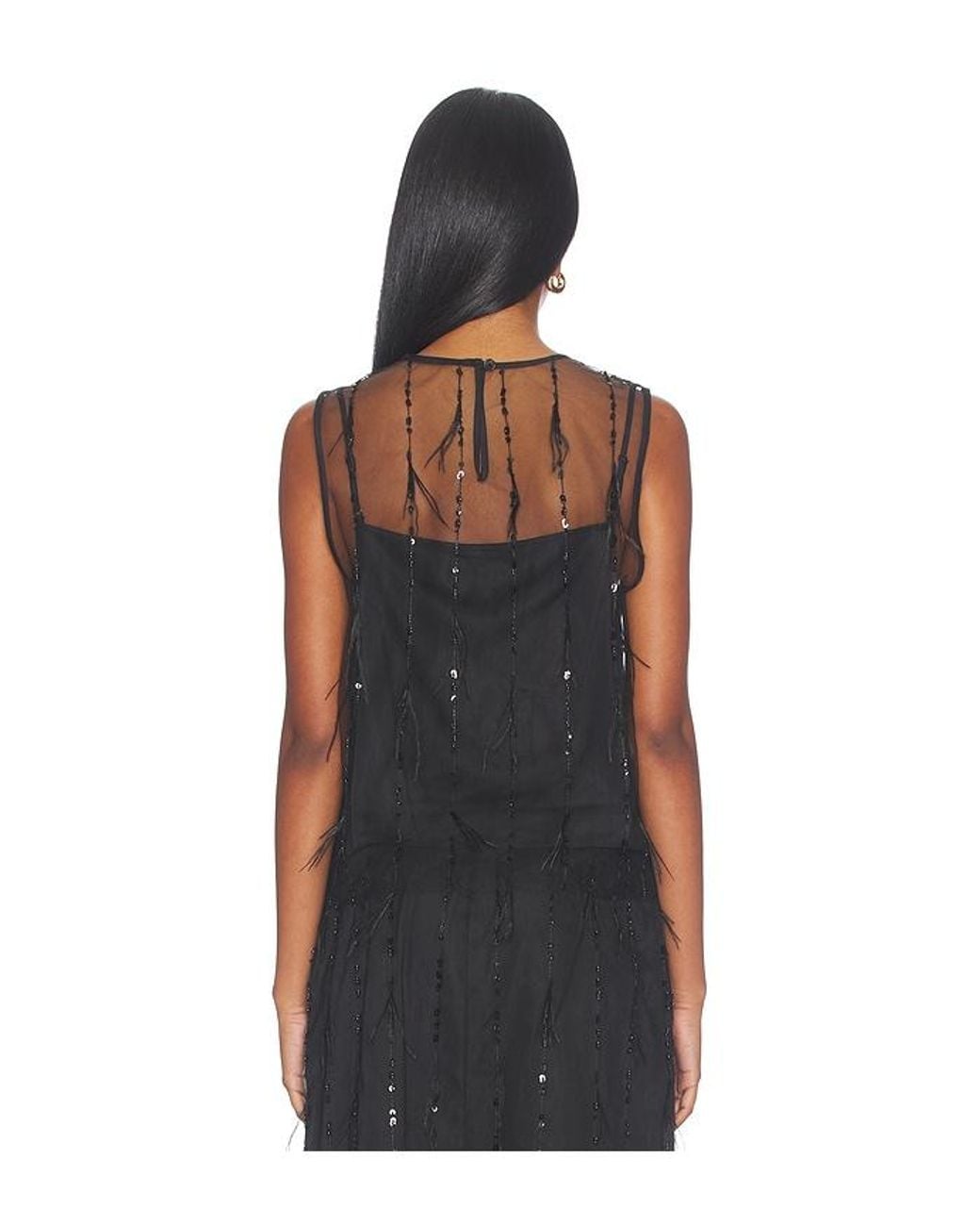 Rag & Bone Black Geena Tank Top