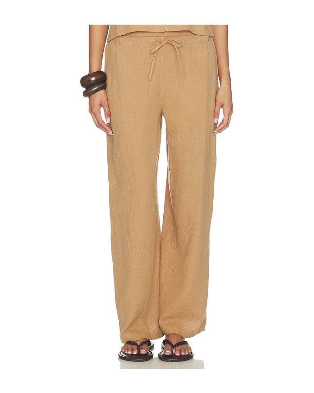 Barefoot Dreams Natural Wide Leg Pant