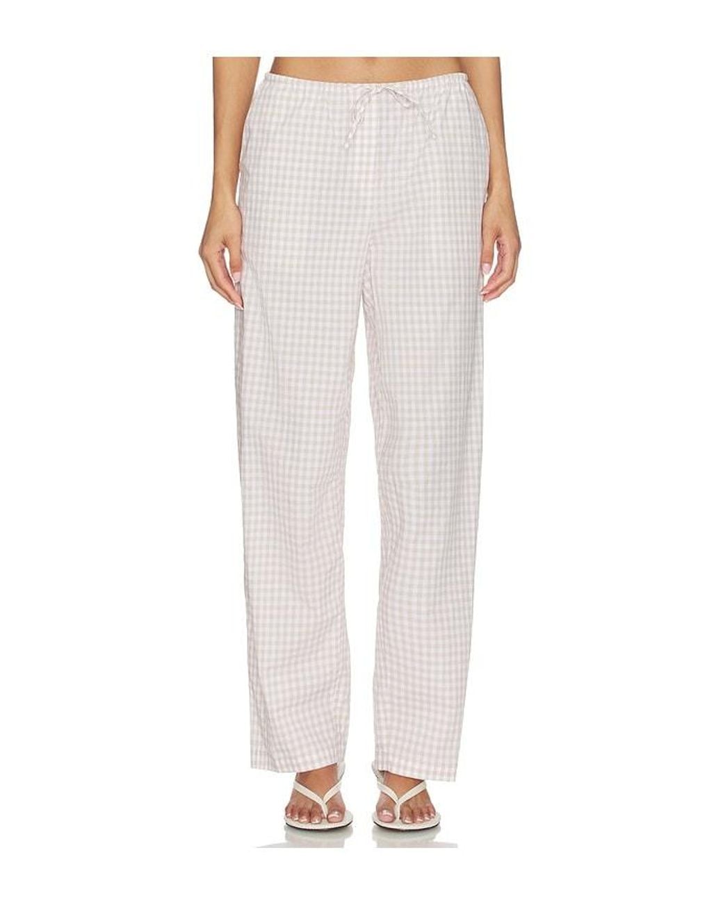 Jonathan Simkhai White Drawstring Pant
