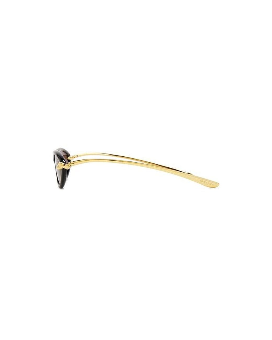 Bottega Veneta Black New Knot Sunglasses