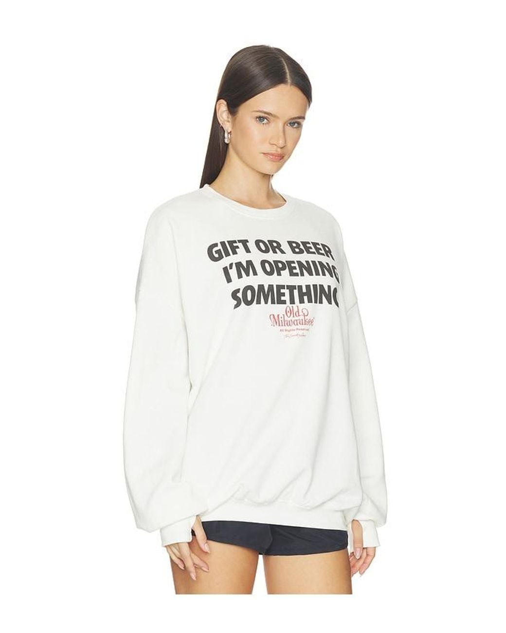 The Laundry Room White Gift Or Beer Jump Jumper Sweatshirt
