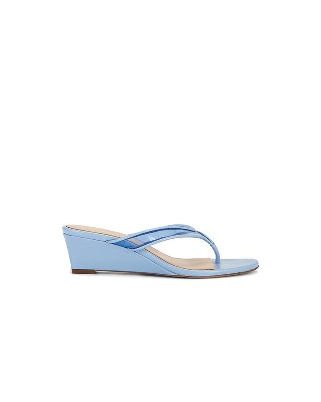 Veronica Beard Blue Clea Wedge Sandal