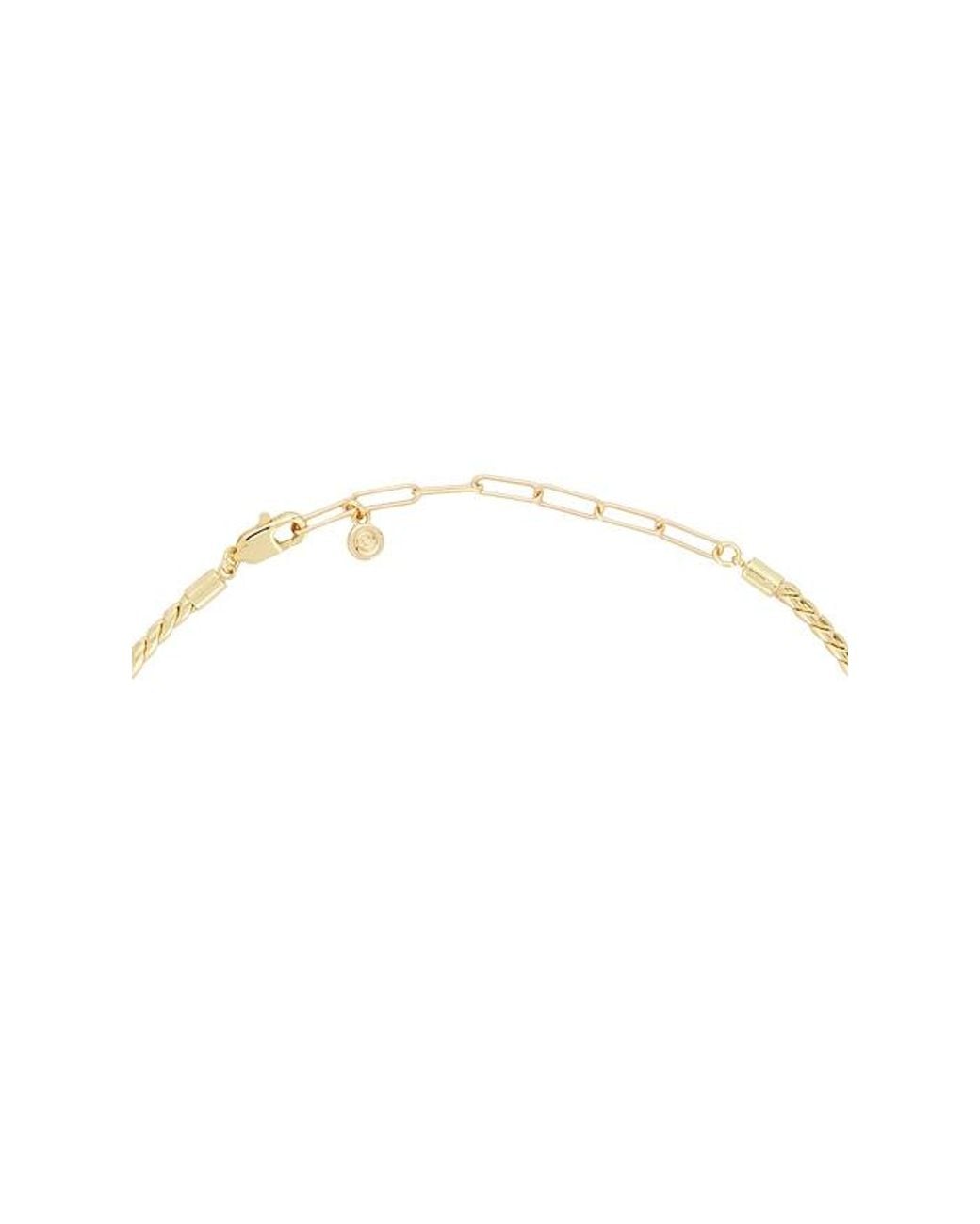 Ettika Blue Twisted Statement Pendant Necklace