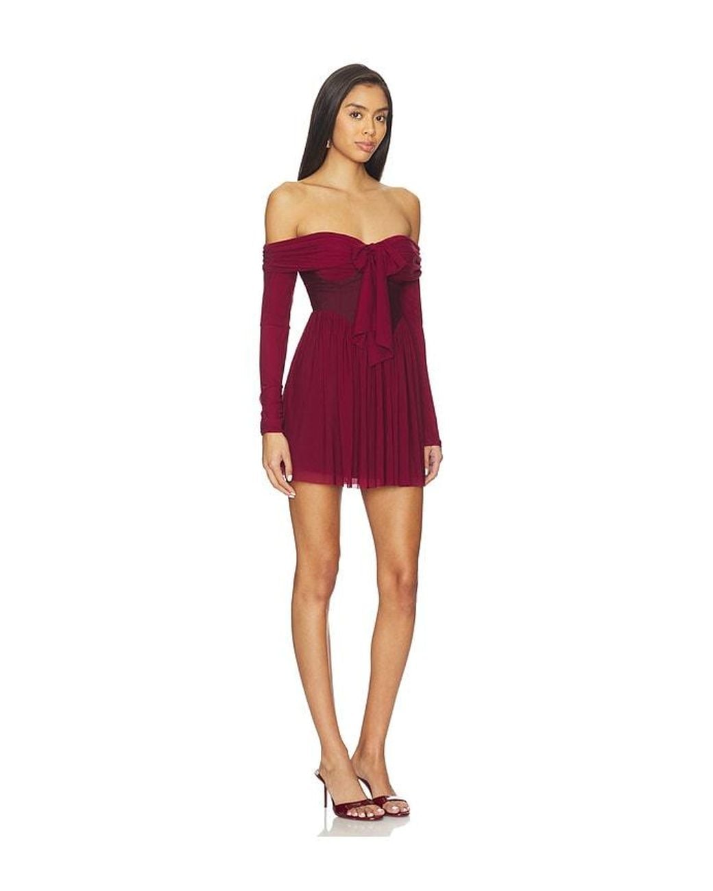 MORE TO COME Red Kristiana Mini Dress
