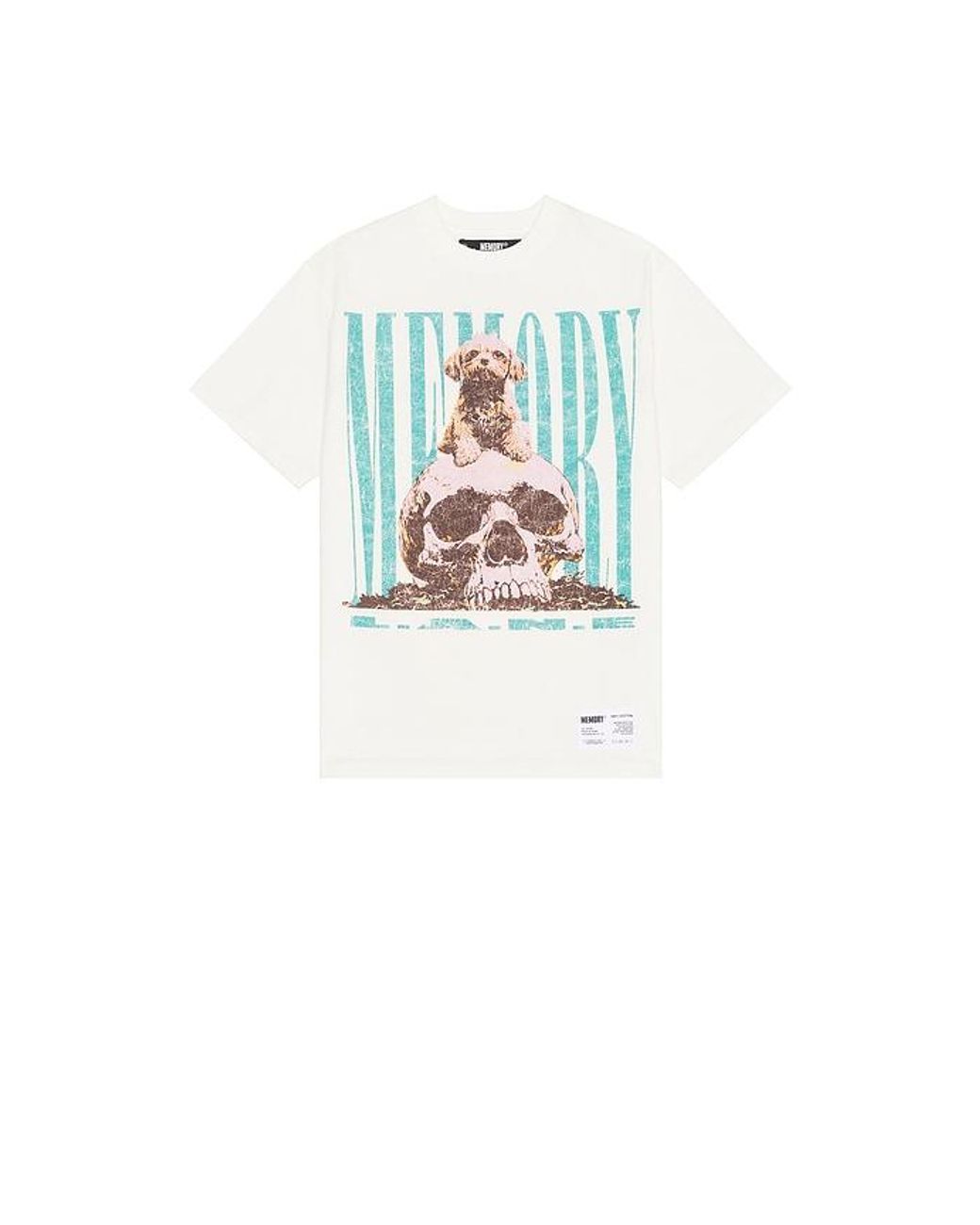 Memory Lane White Alpha Tee for men