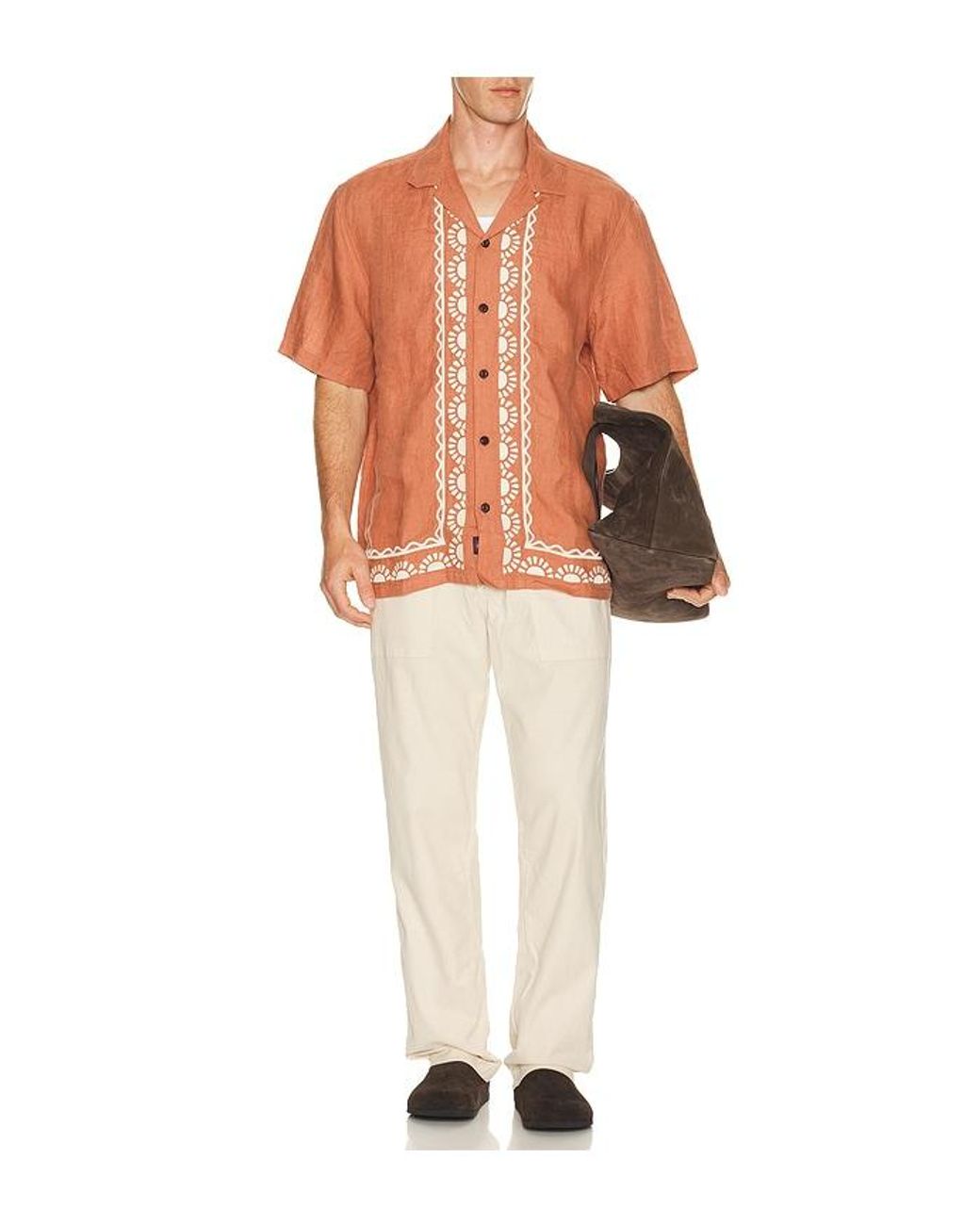 Faherty Brand Natural Dune Utility Pant for men