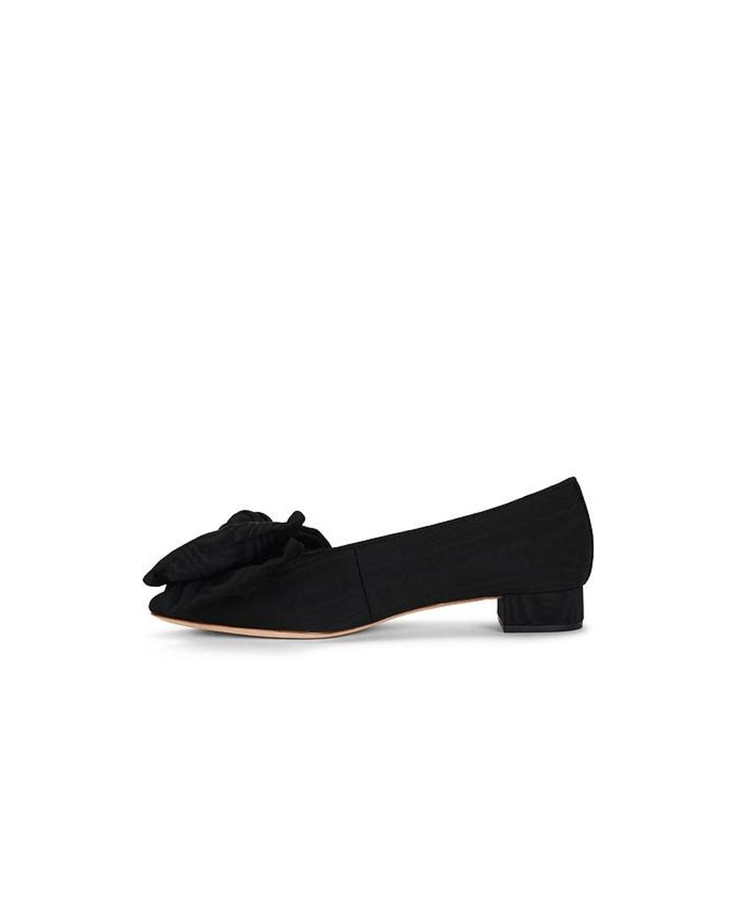 Loeffler Randall Black Noa Bow Flat